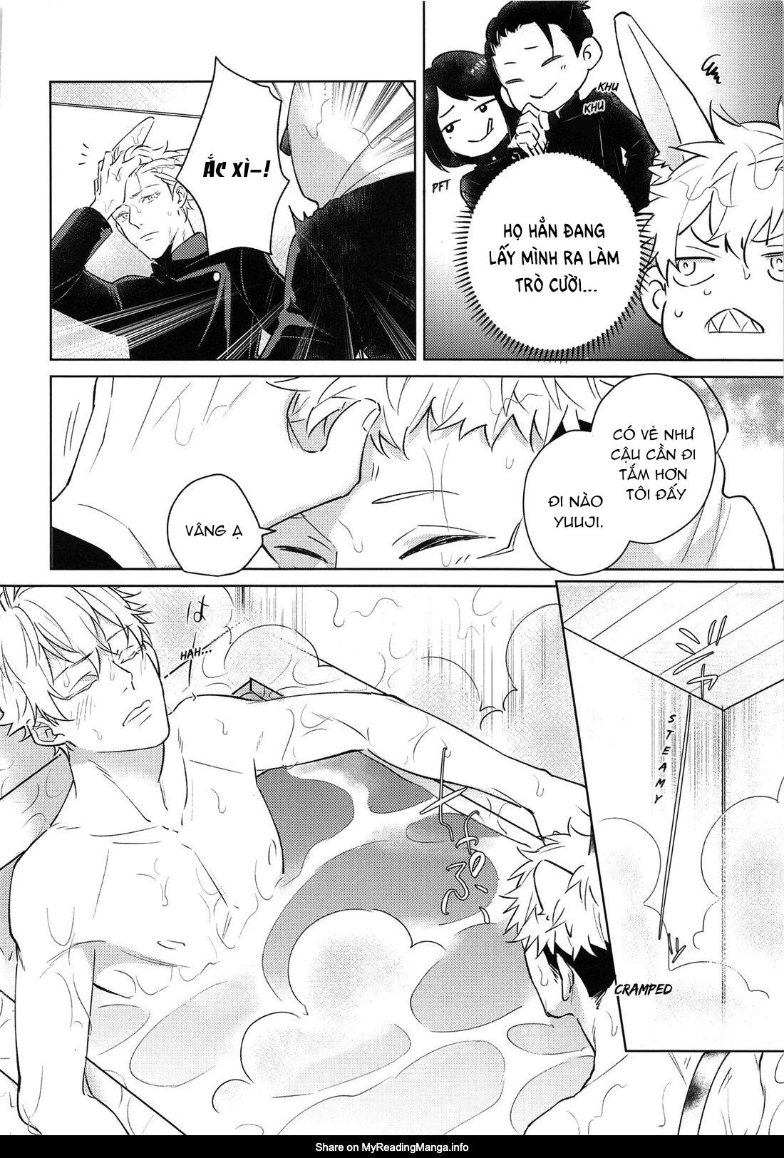 ONESHOT COI LÀ NỨNG Chapter 11 Gojo x Yuuji - Trang 2