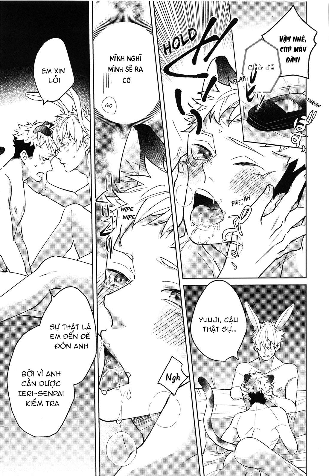 ONESHOT COI LÀ NỨNG Chapter 11 Gojo x Yuuji - Trang 2