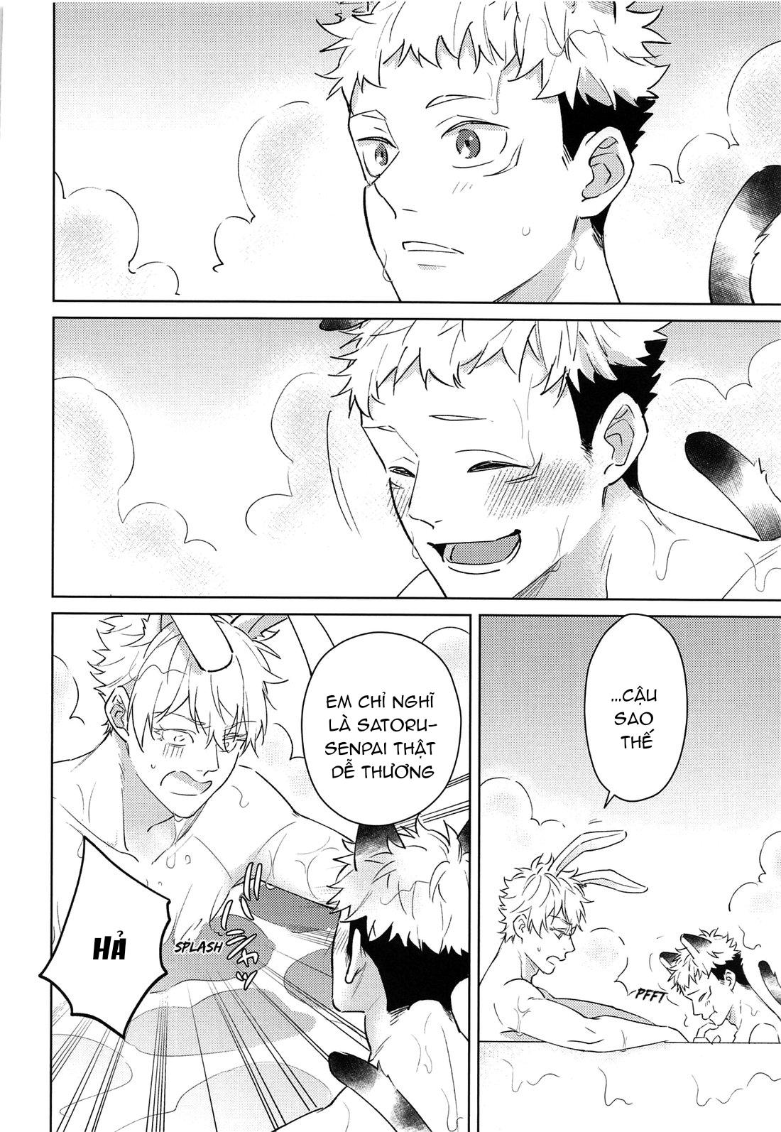 ONESHOT COI LÀ NỨNG Chapter 11 Gojo x Yuuji - Trang 2