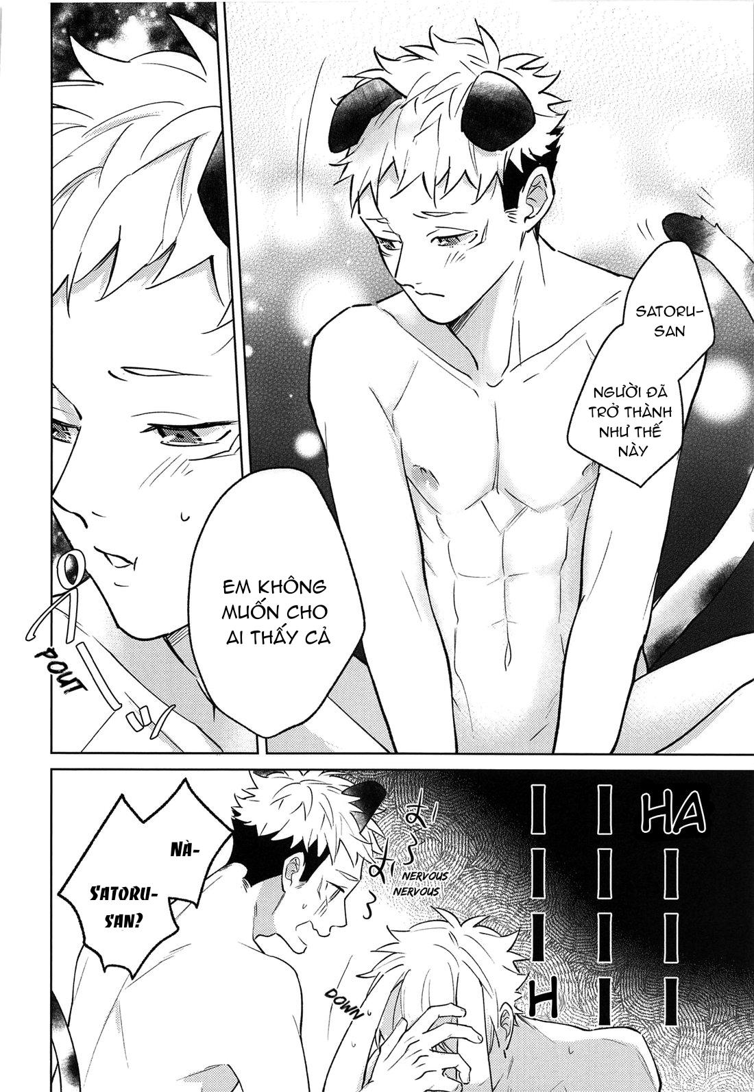 ONESHOT COI LÀ NỨNG Chapter 11 Gojo x Yuuji - Trang 2