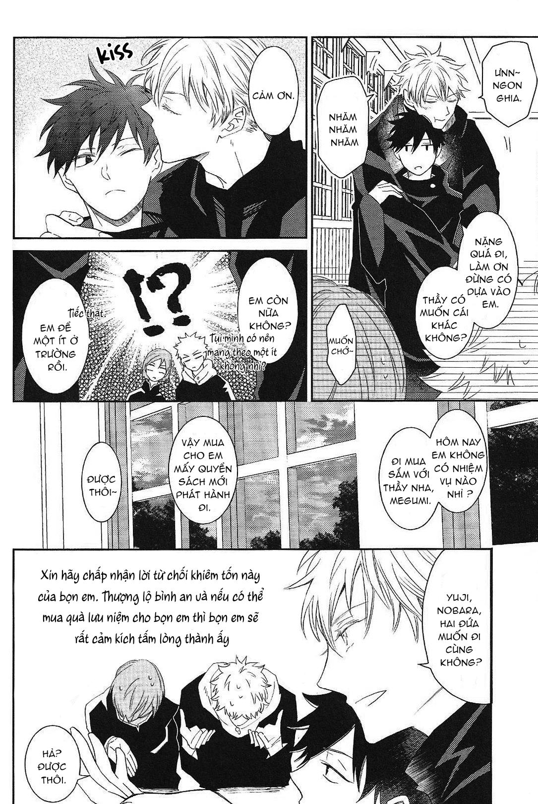 ONESHOT COI LÀ NỨNG Chapter 12.2 Gojo x Megum - Trang 2