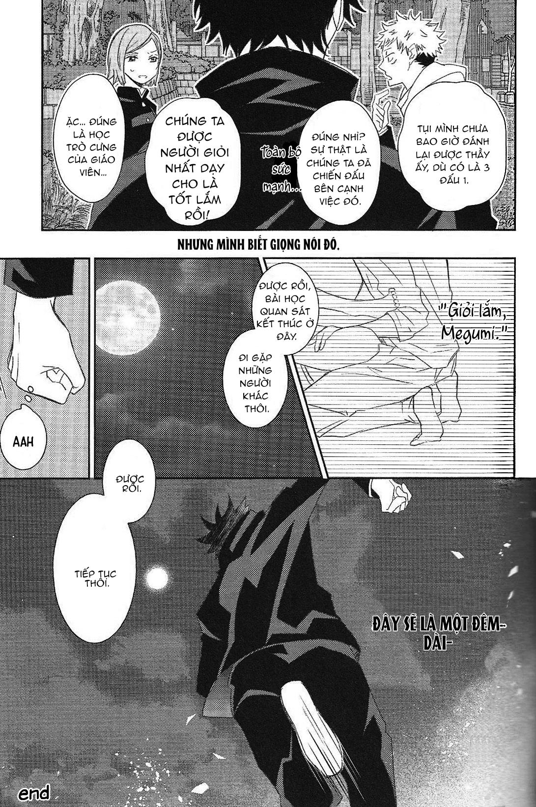 ONESHOT COI LÀ NỨNG Chapter 12.2 Gojo x Megum - Trang 2