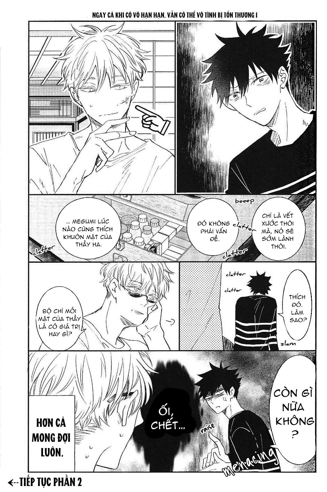 ONESHOT COI LÀ NỨNG Chapter 12.2 Gojo x Megum - Trang 2