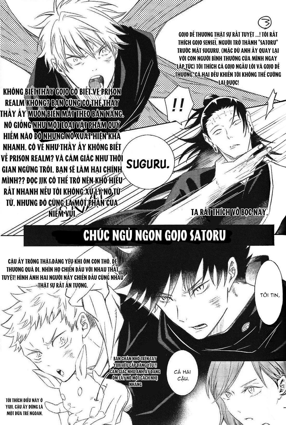 ONESHOT COI LÀ NỨNG Chapter 12.2 Gojo x Megum - Trang 2