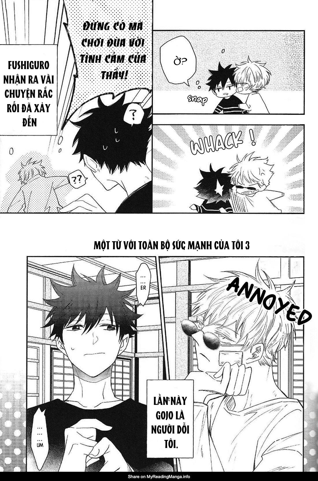 ONESHOT COI LÀ NỨNG Chapter 12.2 Gojo x Megum - Trang 2