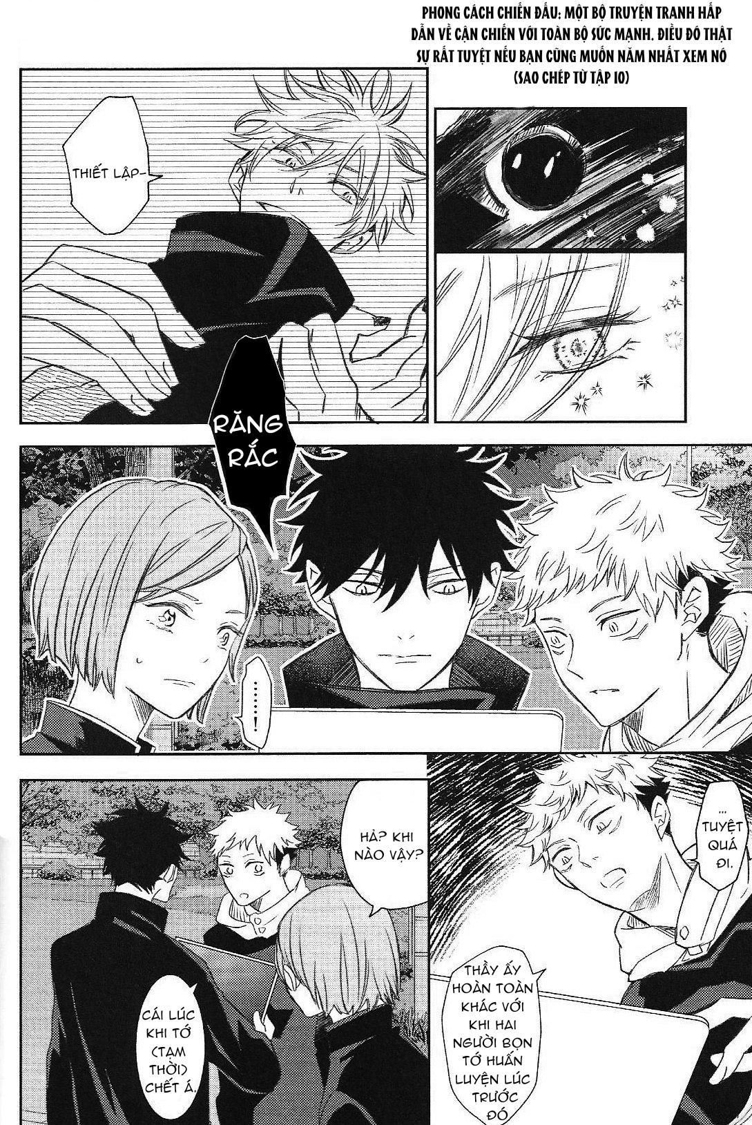 ONESHOT COI LÀ NỨNG Chapter 12.2 Gojo x Megum - Trang 2