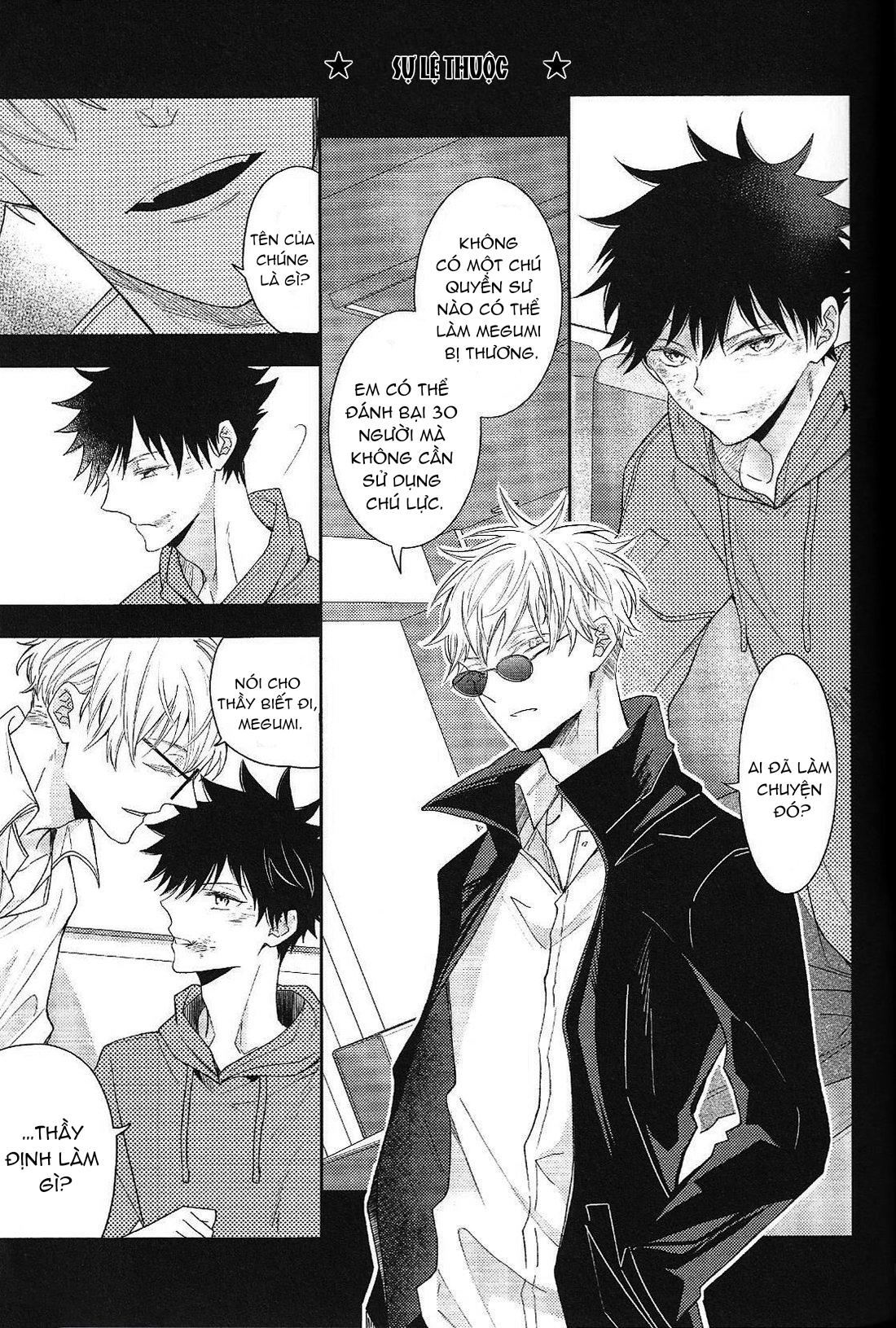 JUJUTSU KAISEN HD KHÔNG CHE Chapter 14.3 Gojo x Megumi - Trang 2
