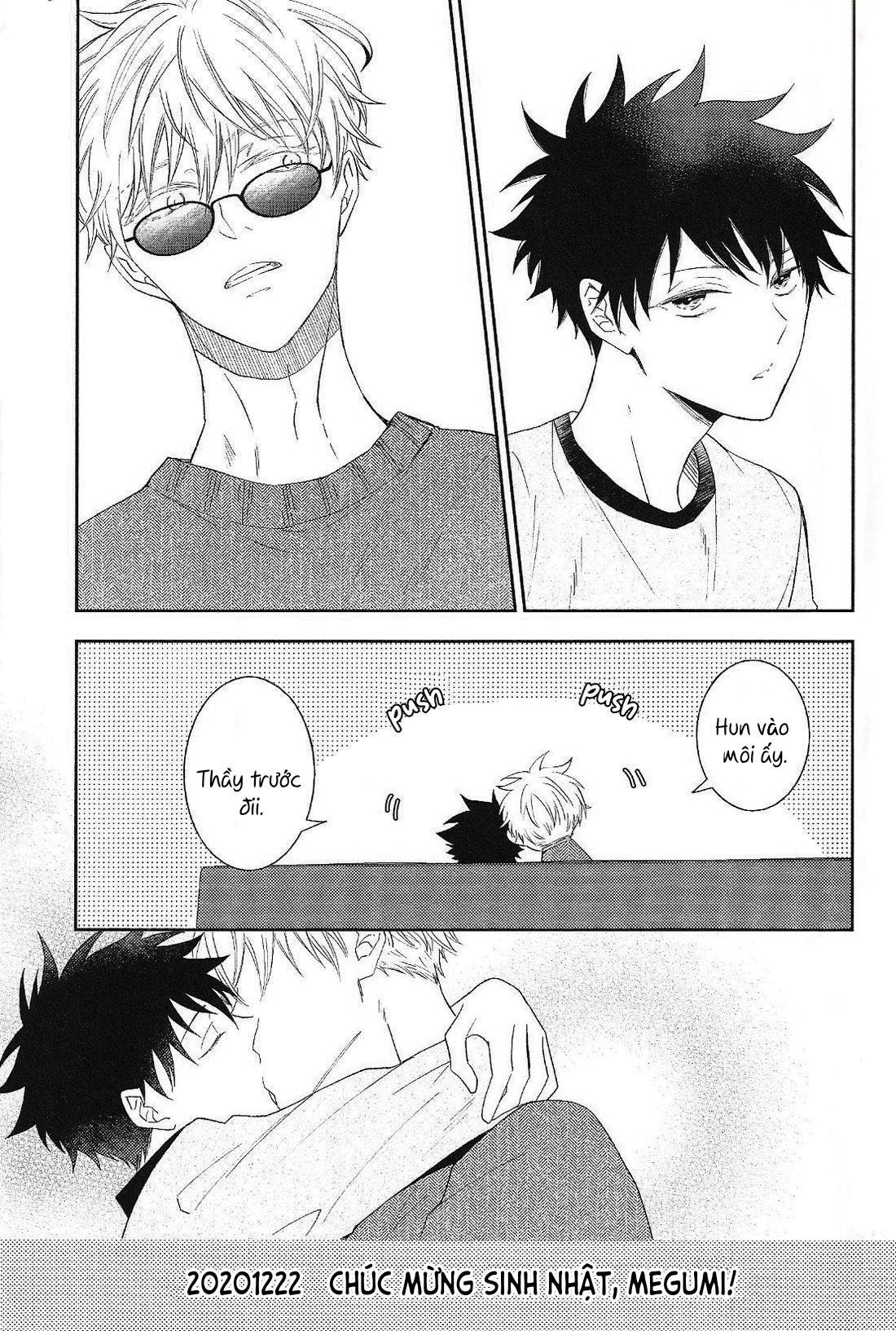 JUJUTSU KAISEN HD KHÔNG CHE Chapter 14.3 Gojo x Megumi - Trang 2
