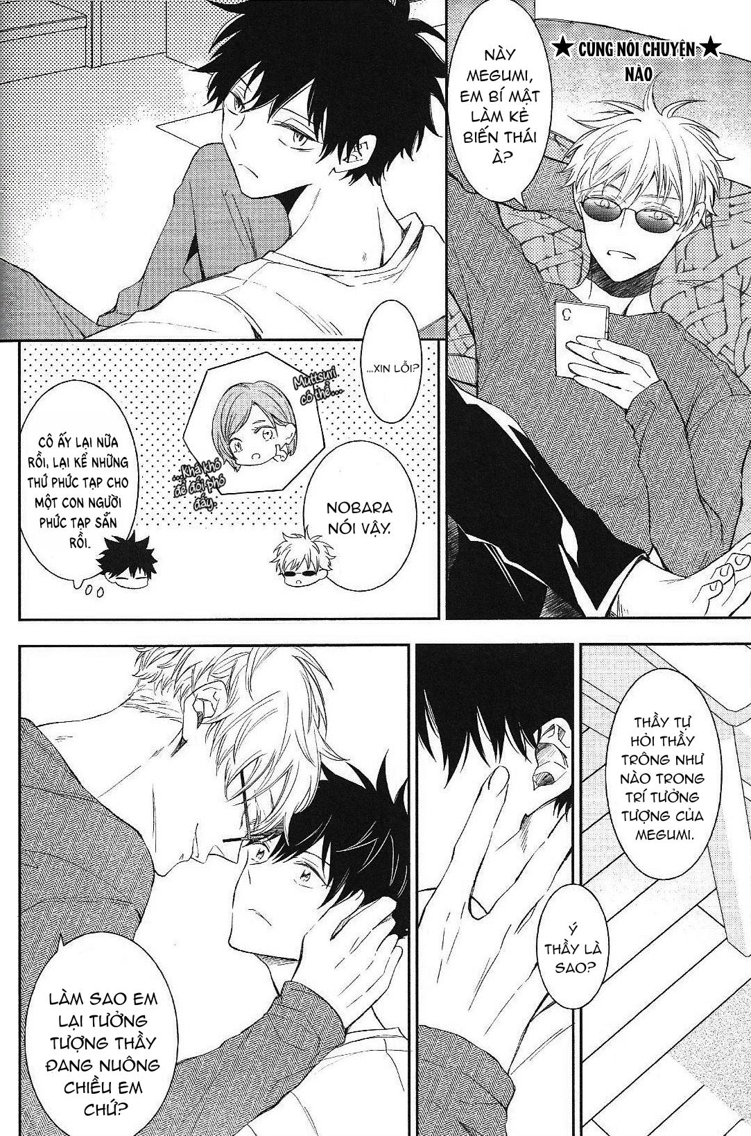 JUJUTSU KAISEN HD KHÔNG CHE Chapter 14.3 Gojo x Megumi - Trang 2