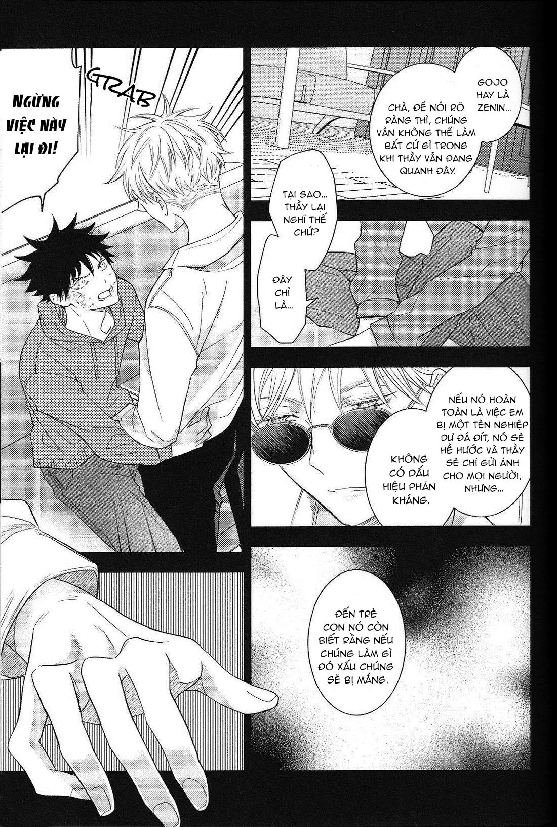JUJUTSU KAISEN HD KHÔNG CHE Chapter 14.3 Gojo x Megumi - Trang 2