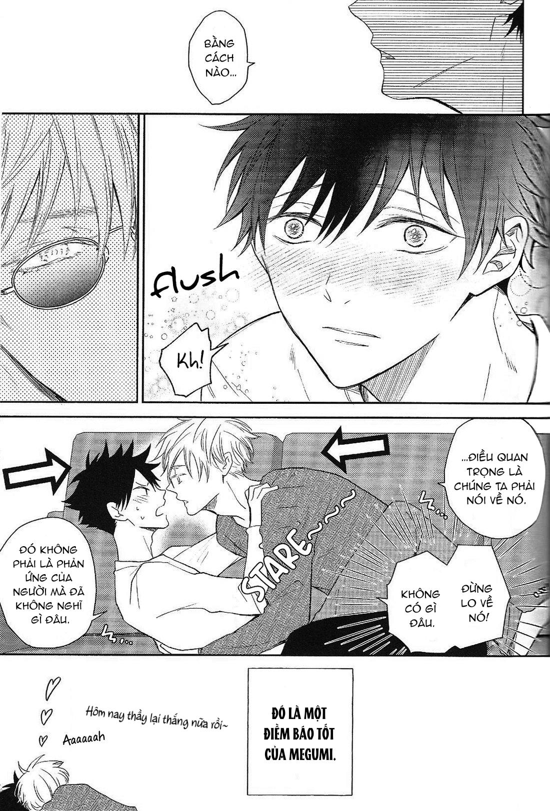 JUJUTSU KAISEN HD KHÔNG CHE Chapter 14.3 Gojo x Megumi - Trang 2