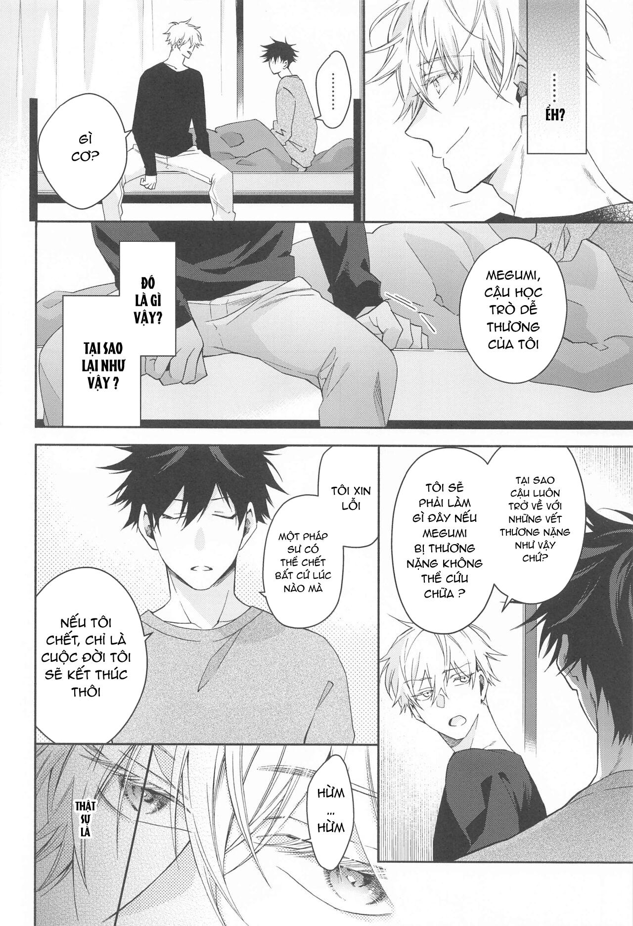 ONESHOT COI LÀ NỨNG Chapter 14 Gojo x Megumi - Trang 2