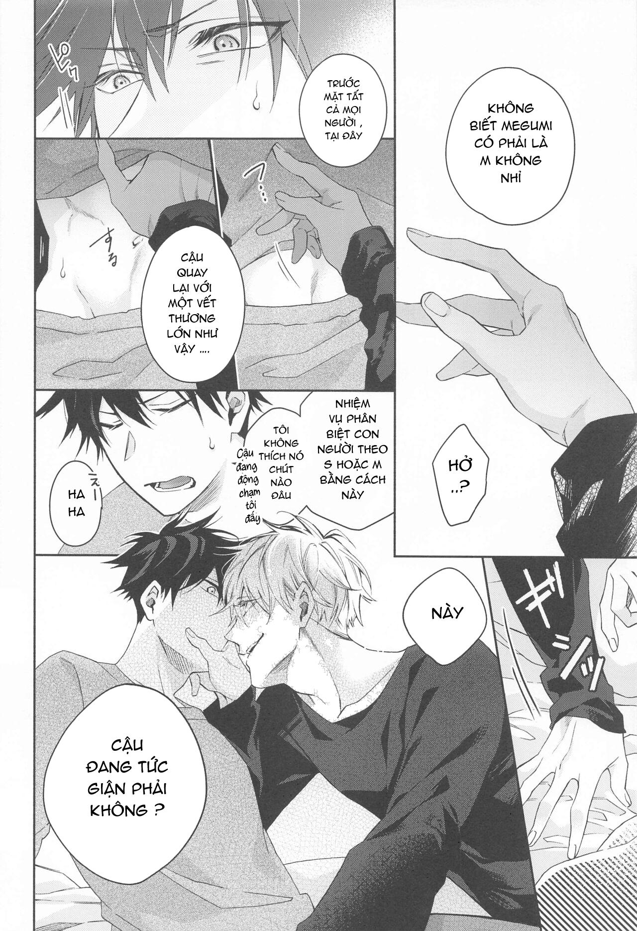 ONESHOT COI LÀ NỨNG Chapter 14 Gojo x Megumi - Trang 2