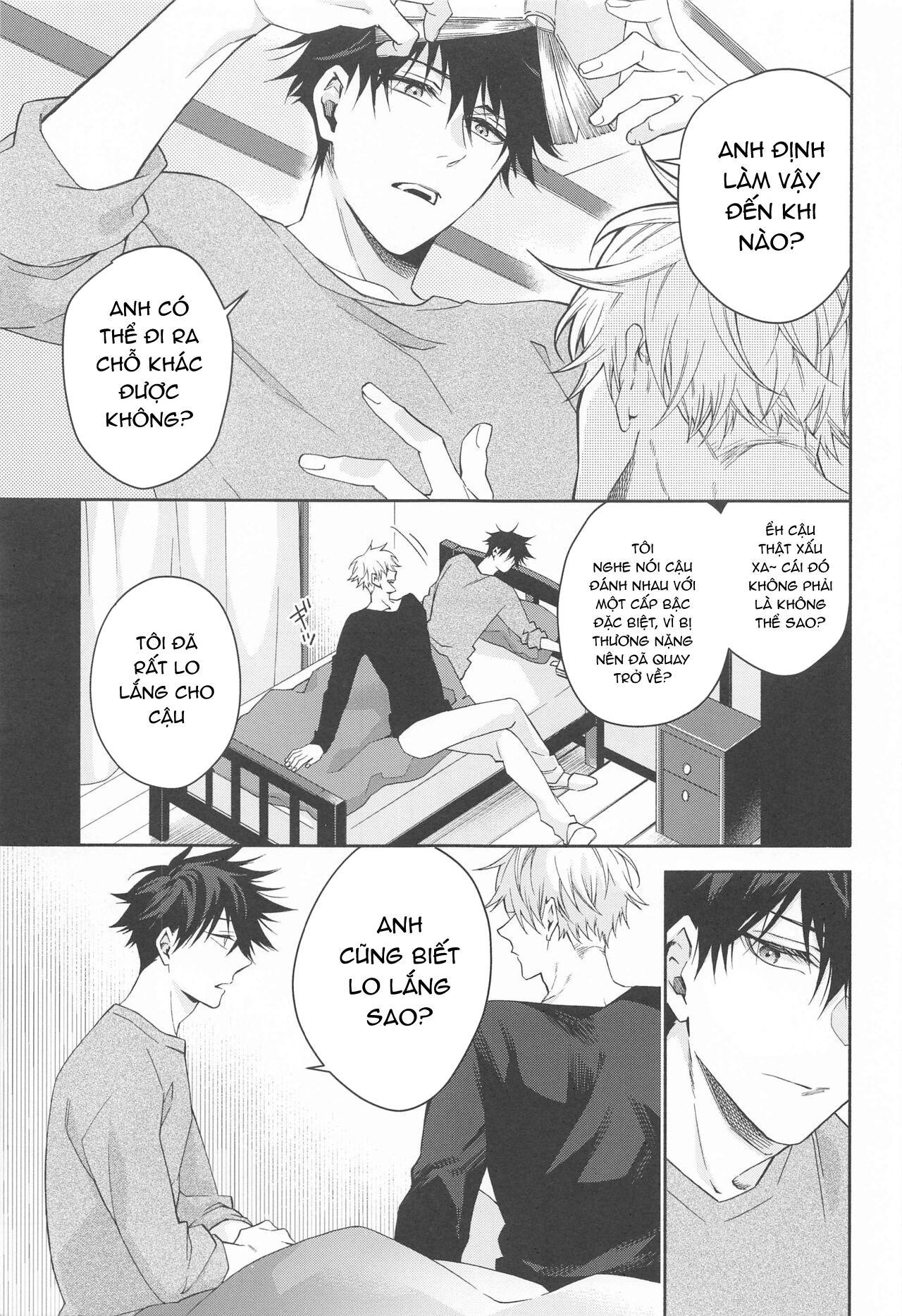 ONESHOT COI LÀ NỨNG Chapter 14 Gojo x Megumi - Trang 2