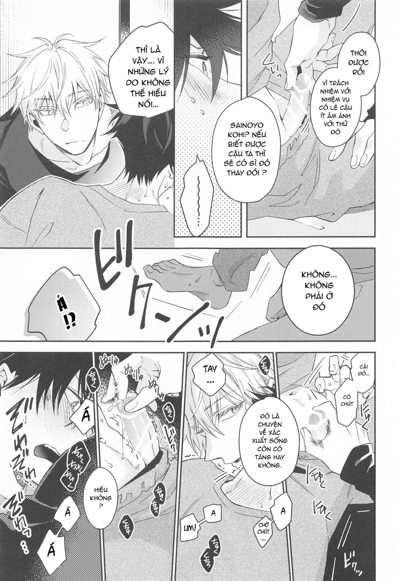 ONESHOT COI LÀ NỨNG Chapter 14 Gojo x Megumi - Trang 2