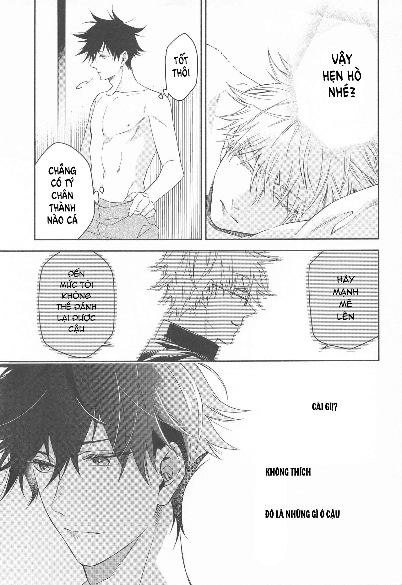 ONESHOT COI LÀ NỨNG Chapter 14 Gojo x Megumi - Trang 2