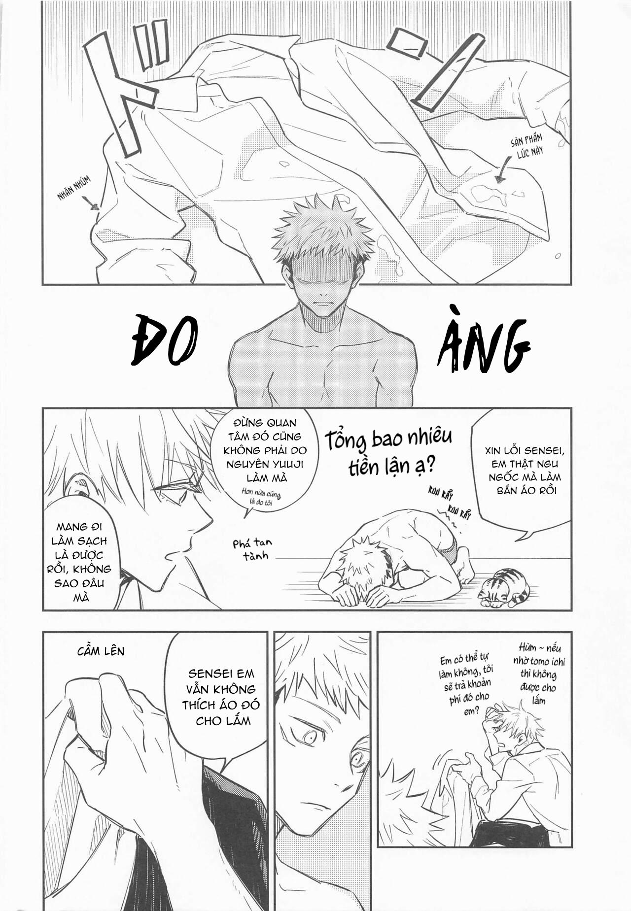 ONESHOT COI LÀ NỨNG Chapter 16 Gojo x Yuuji - Trang 2