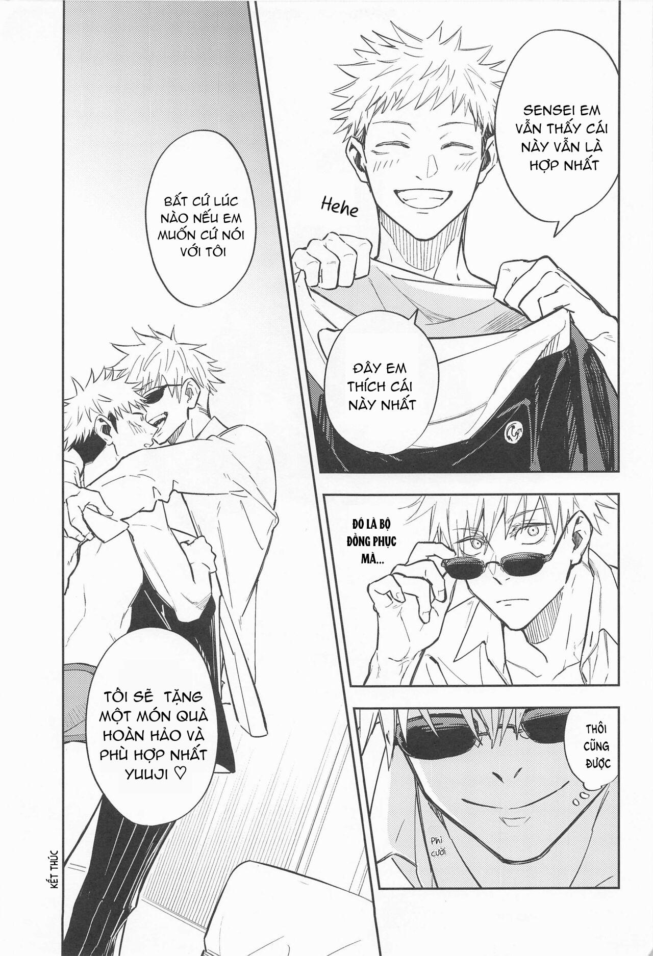 ONESHOT COI LÀ NỨNG Chapter 16 Gojo x Yuuji - Trang 2