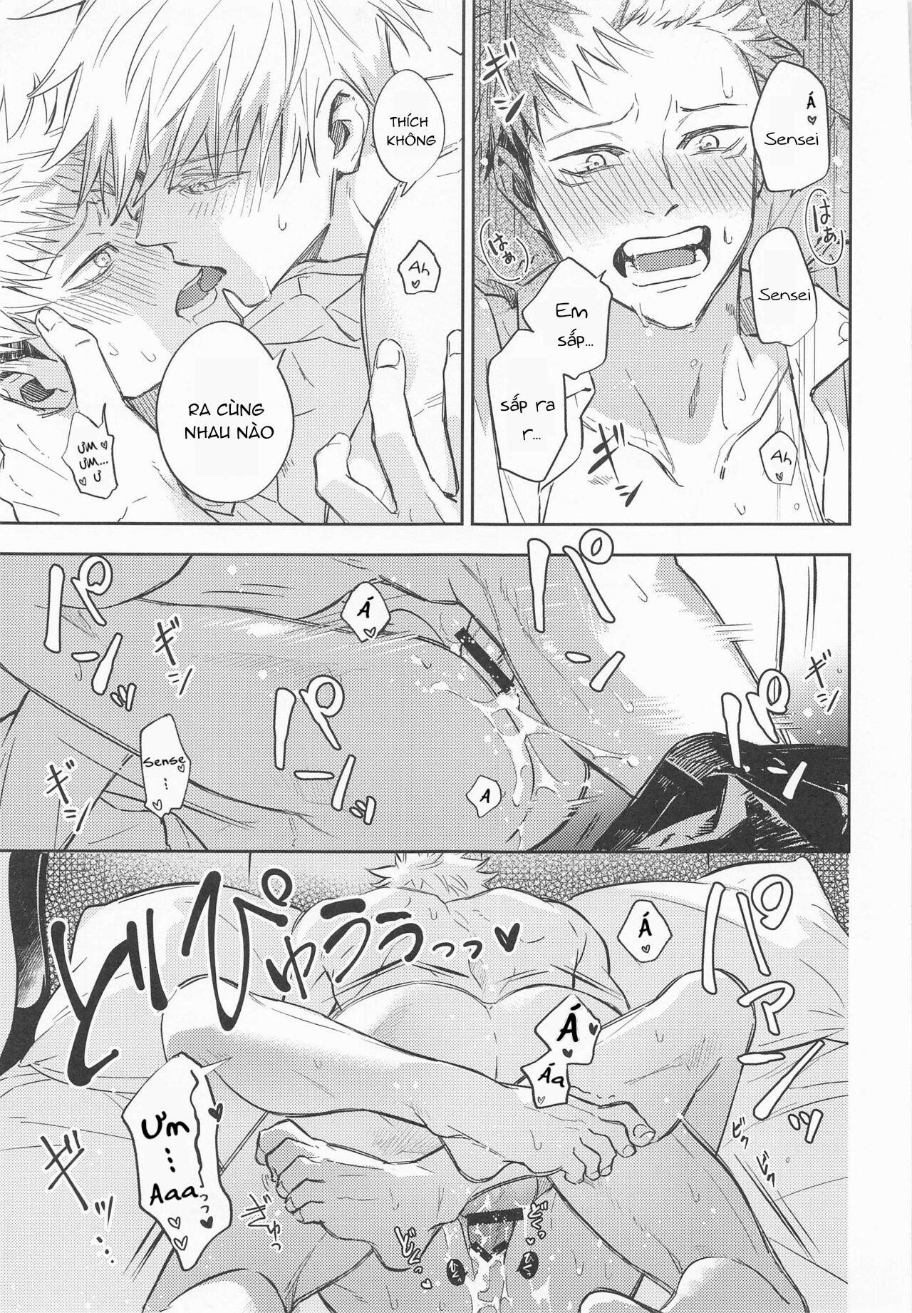 ONESHOT COI LÀ NỨNG Chapter 16 Gojo x Yuuji - Trang 2