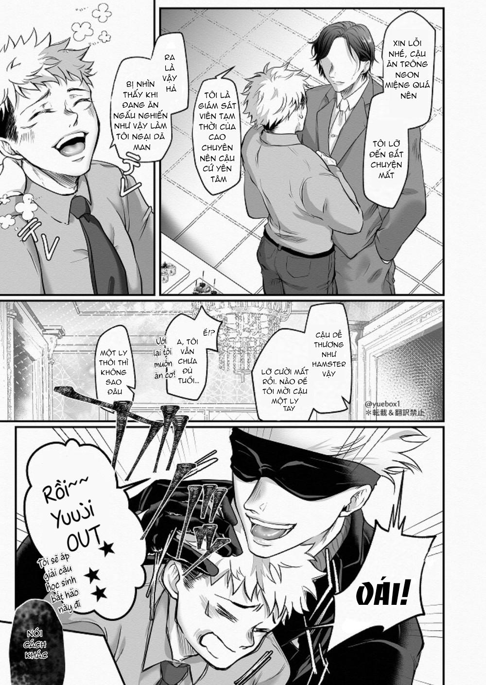 ONESHOT COI LÀ NỨNG Chapter 17 Gojo x Yuuji - Trang 2