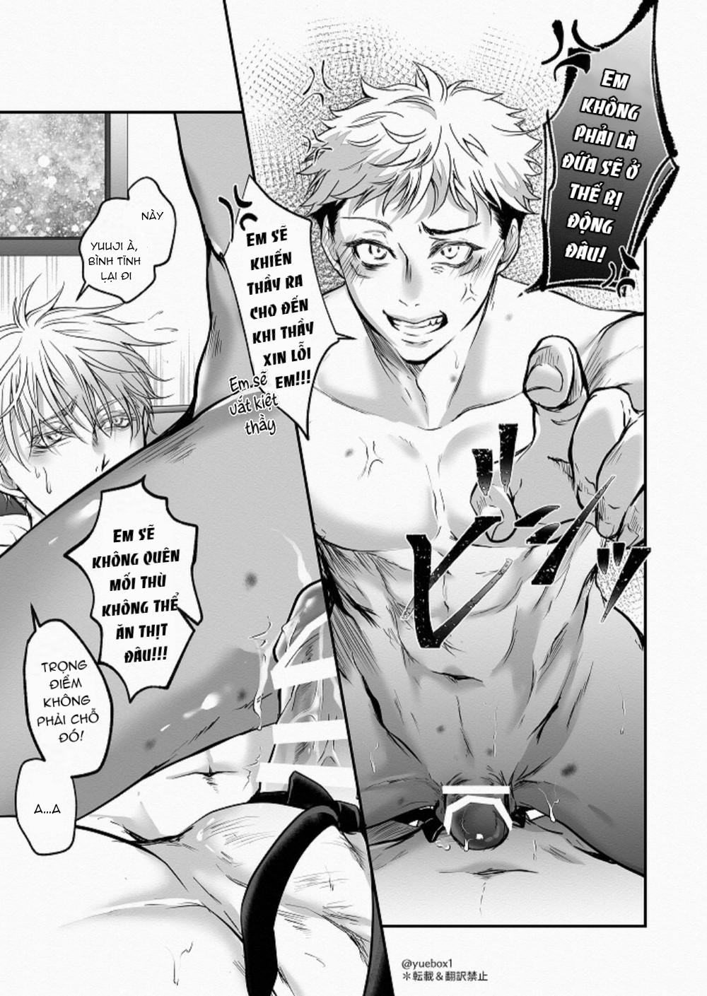 ONESHOT COI LÀ NỨNG Chapter 17 Gojo x Yuuji - Trang 2