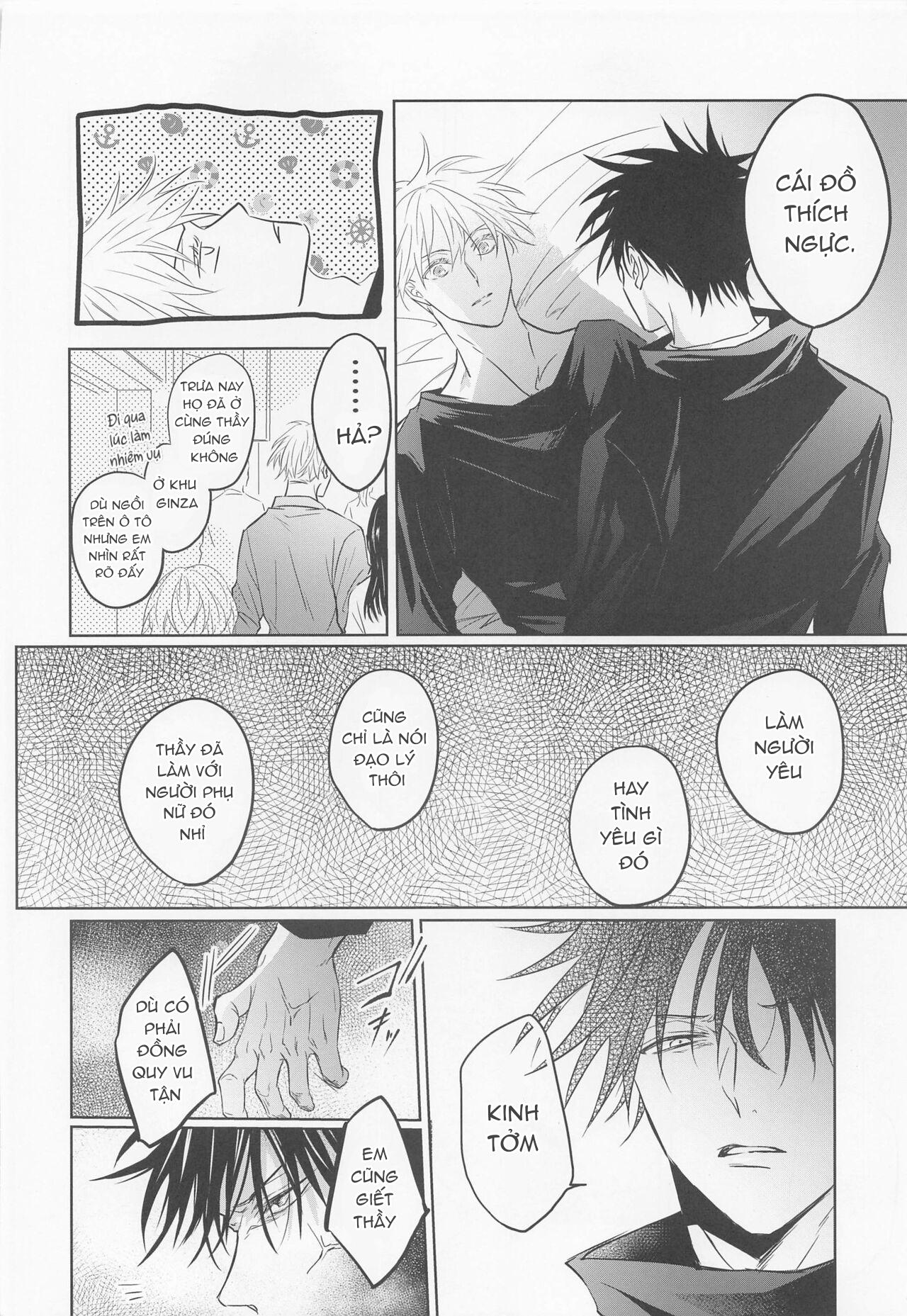 ONESHOT COI LÀ NỨNG Chapter 18 Gojo x Megumi - Trang 2