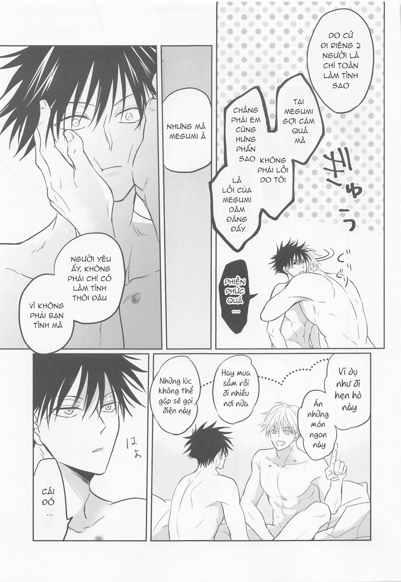 ONESHOT COI LÀ NỨNG Chapter 18 Gojo x Megumi - Trang 2