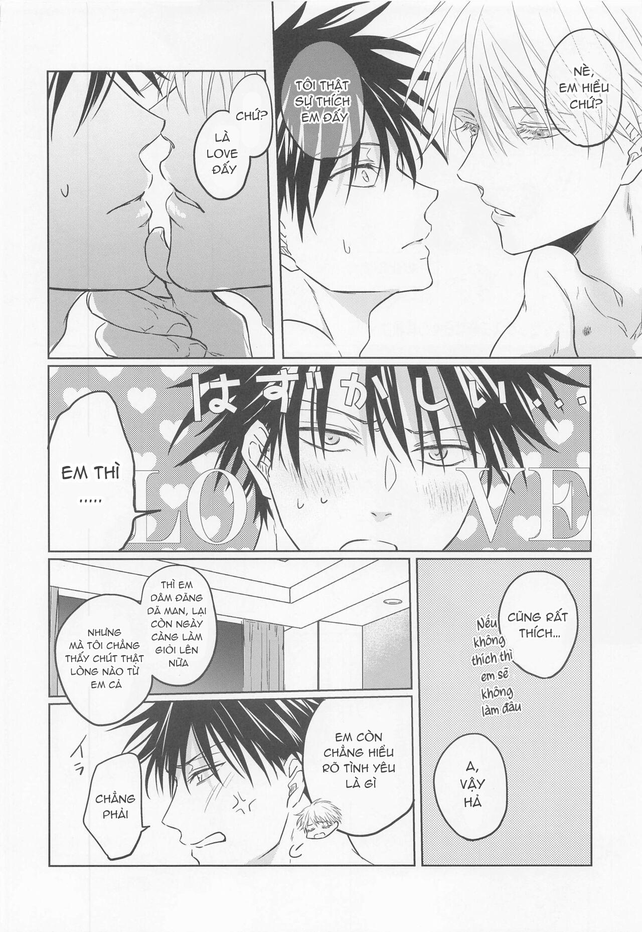 ONESHOT COI LÀ NỨNG Chapter 18 Gojo x Megumi - Trang 2