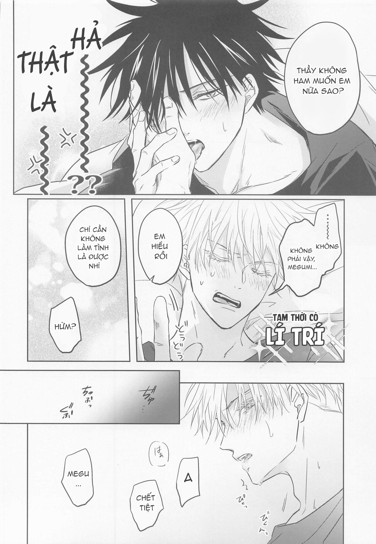 ONESHOT COI LÀ NỨNG Chapter 18 Gojo x Megumi - Trang 2