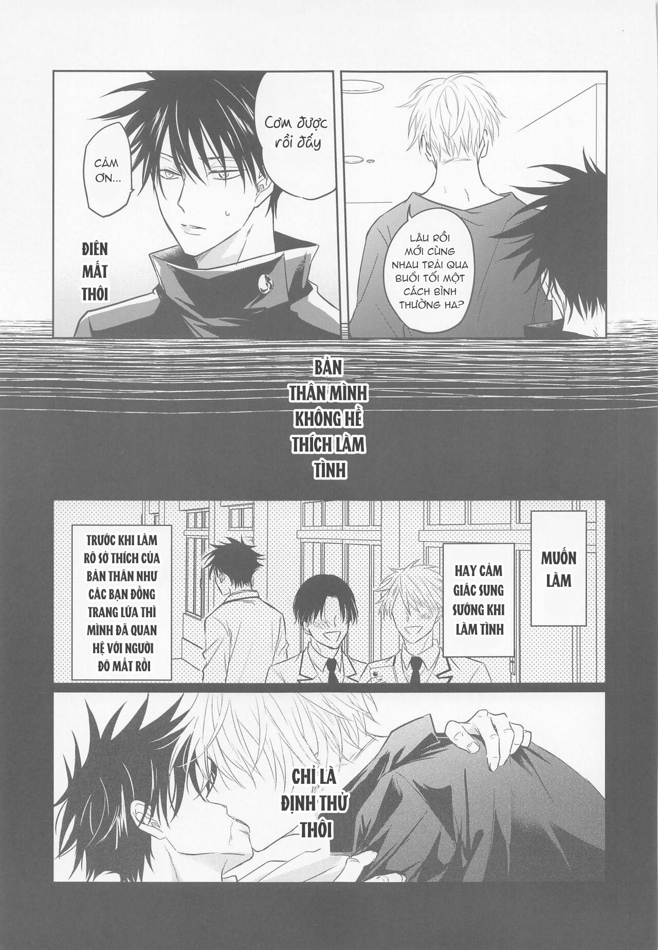 ONESHOT COI LÀ NỨNG Chapter 18 Gojo x Megumi - Trang 2
