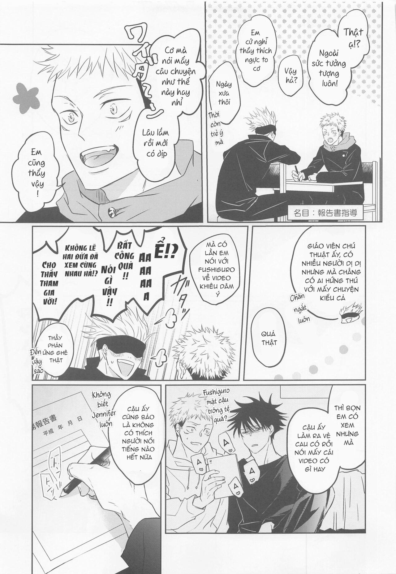 ONESHOT COI LÀ NỨNG Chapter 18 Gojo x Megumi - Trang 2