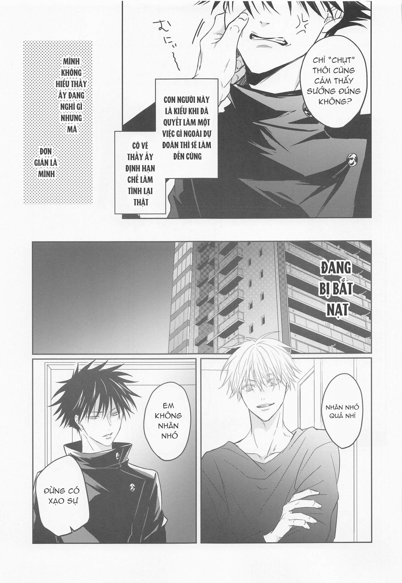 ONESHOT COI LÀ NỨNG Chapter 18 Gojo x Megumi - Trang 2