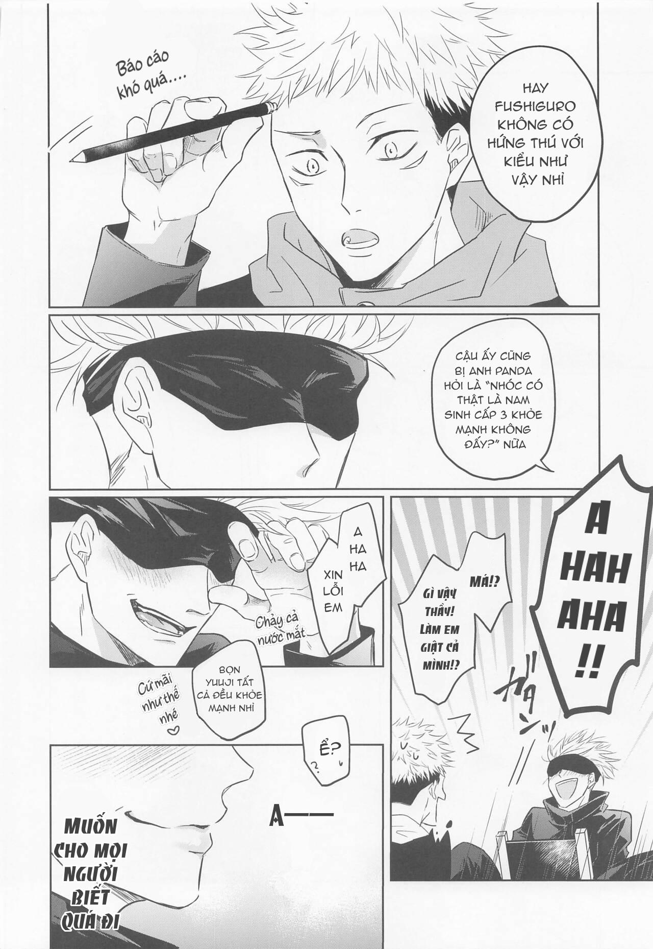 ONESHOT COI LÀ NỨNG Chapter 18 Gojo x Megumi - Trang 2