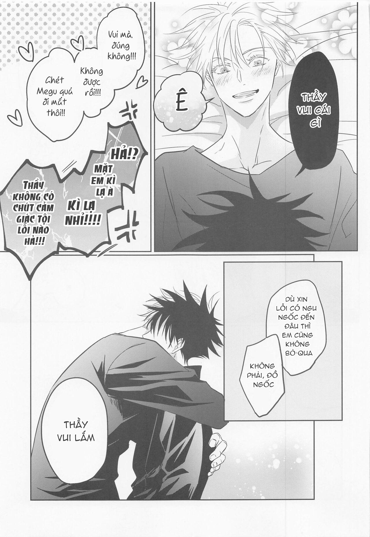 ONESHOT COI LÀ NỨNG Chapter 18 Gojo x Megumi - Trang 2