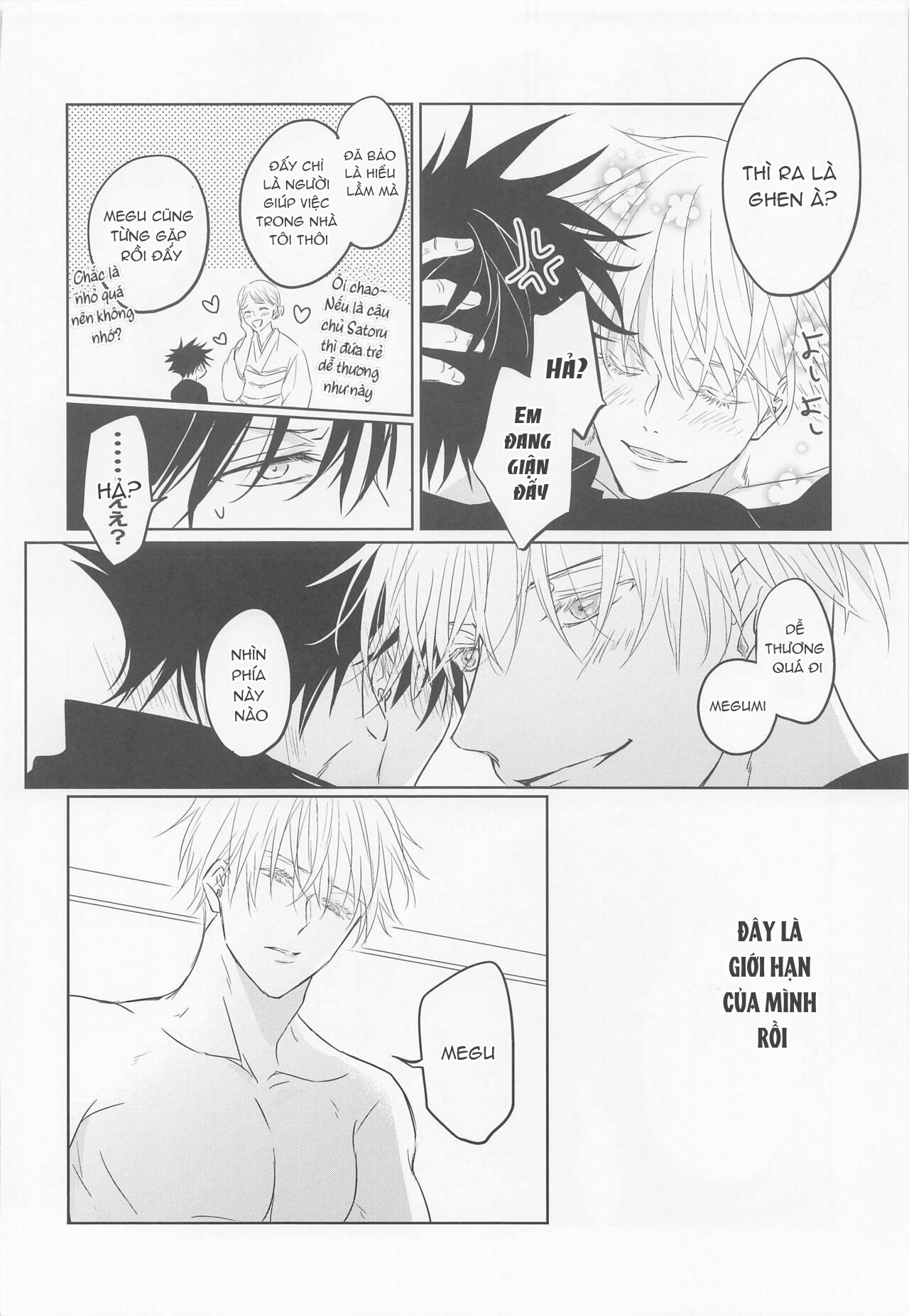 ONESHOT COI LÀ NỨNG Chapter 18 Gojo x Megumi - Trang 2