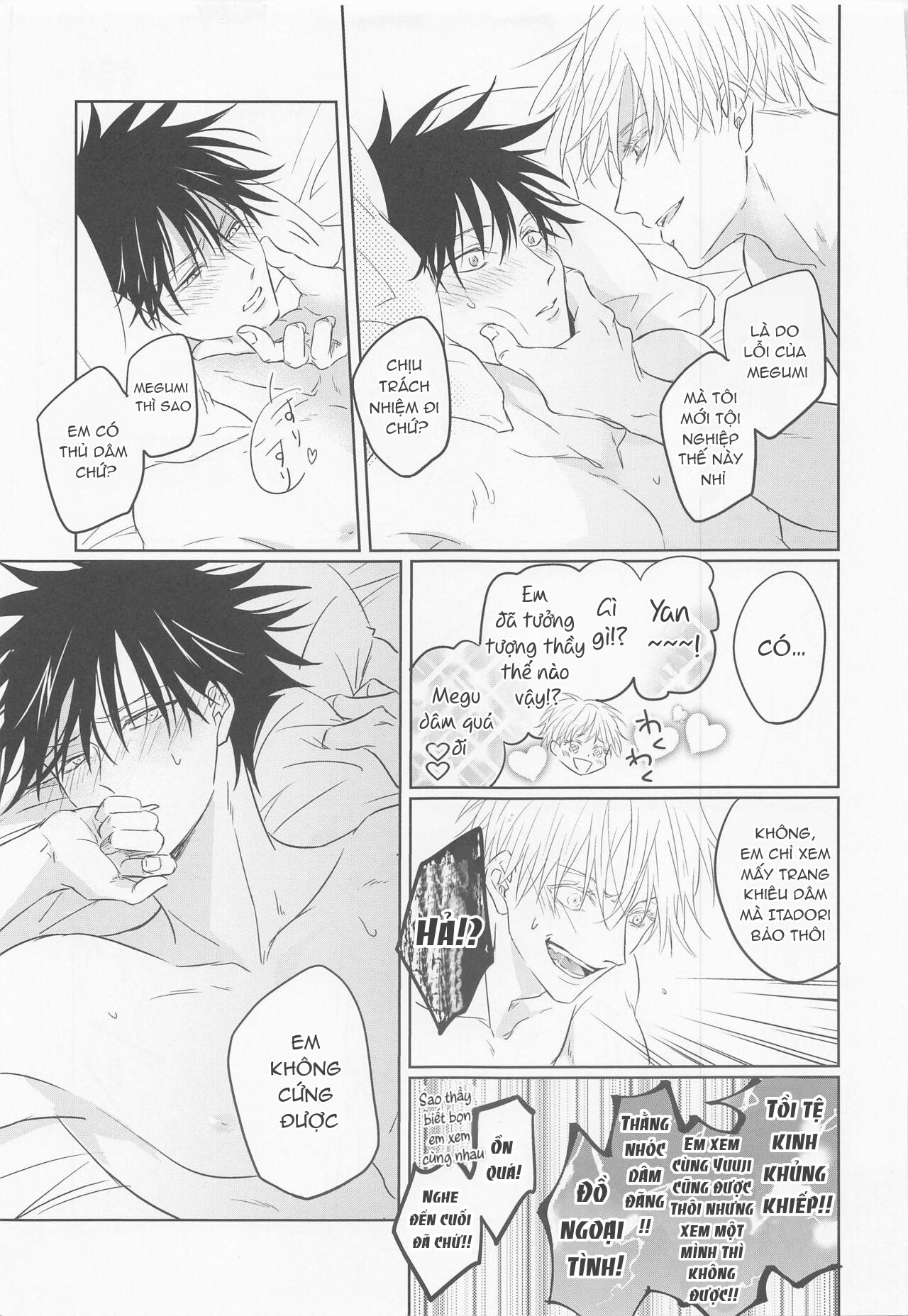 ONESHOT COI LÀ NỨNG Chapter 18 Gojo x Megumi - Trang 2