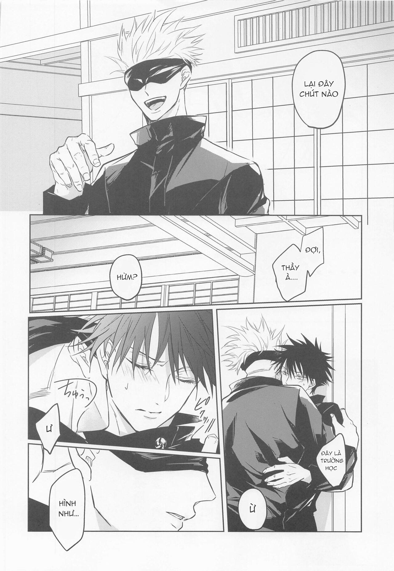ONESHOT COI LÀ NỨNG Chapter 18 Gojo x Megumi - Trang 2