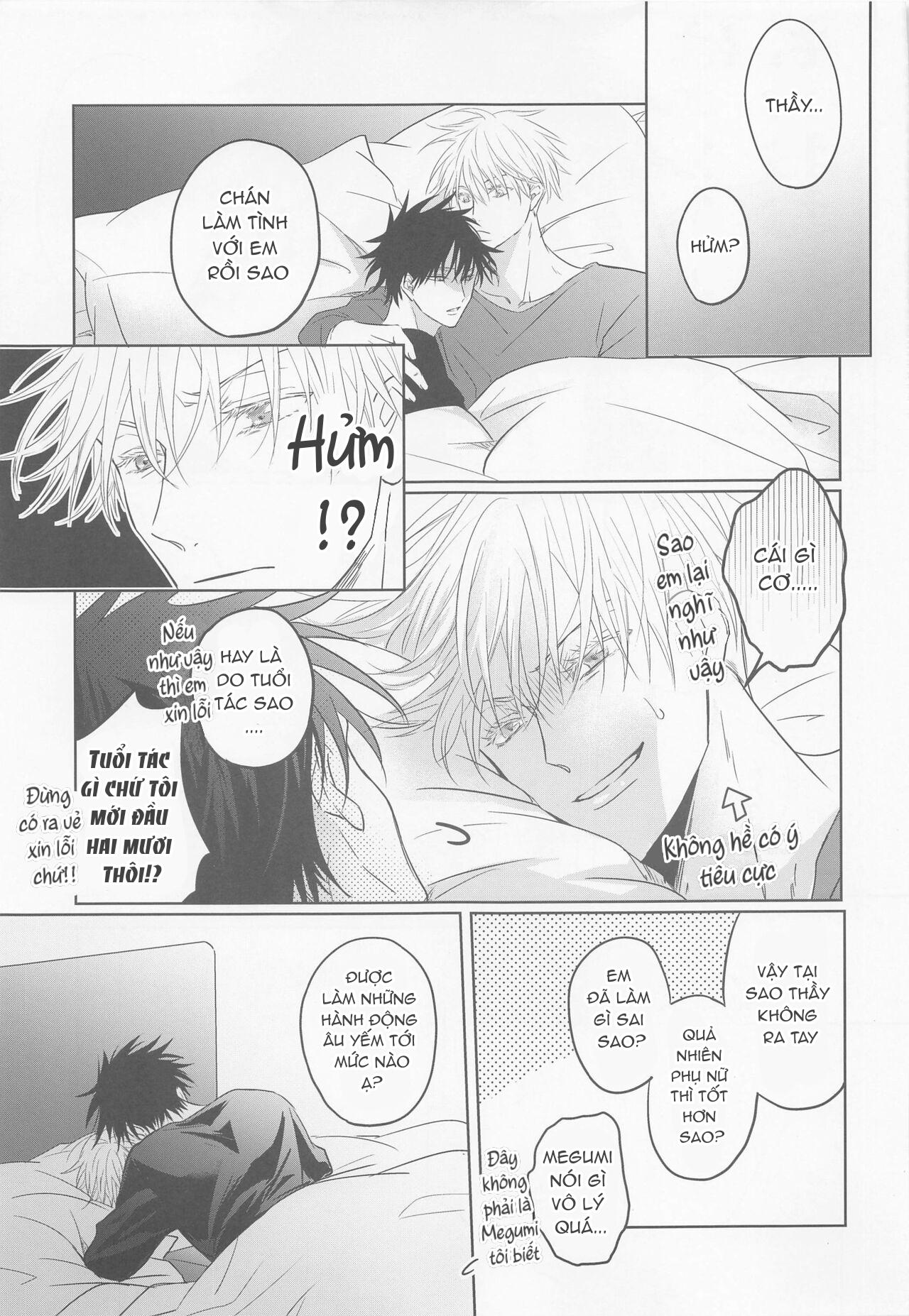 ONESHOT COI LÀ NỨNG Chapter 18 Gojo x Megumi - Trang 2