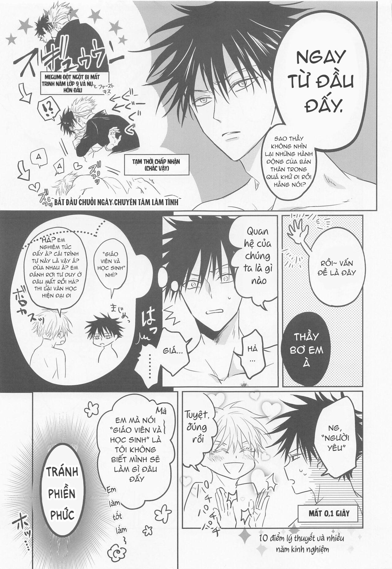 ONESHOT COI LÀ NỨNG Chapter 18 Gojo x Megumi - Trang 2