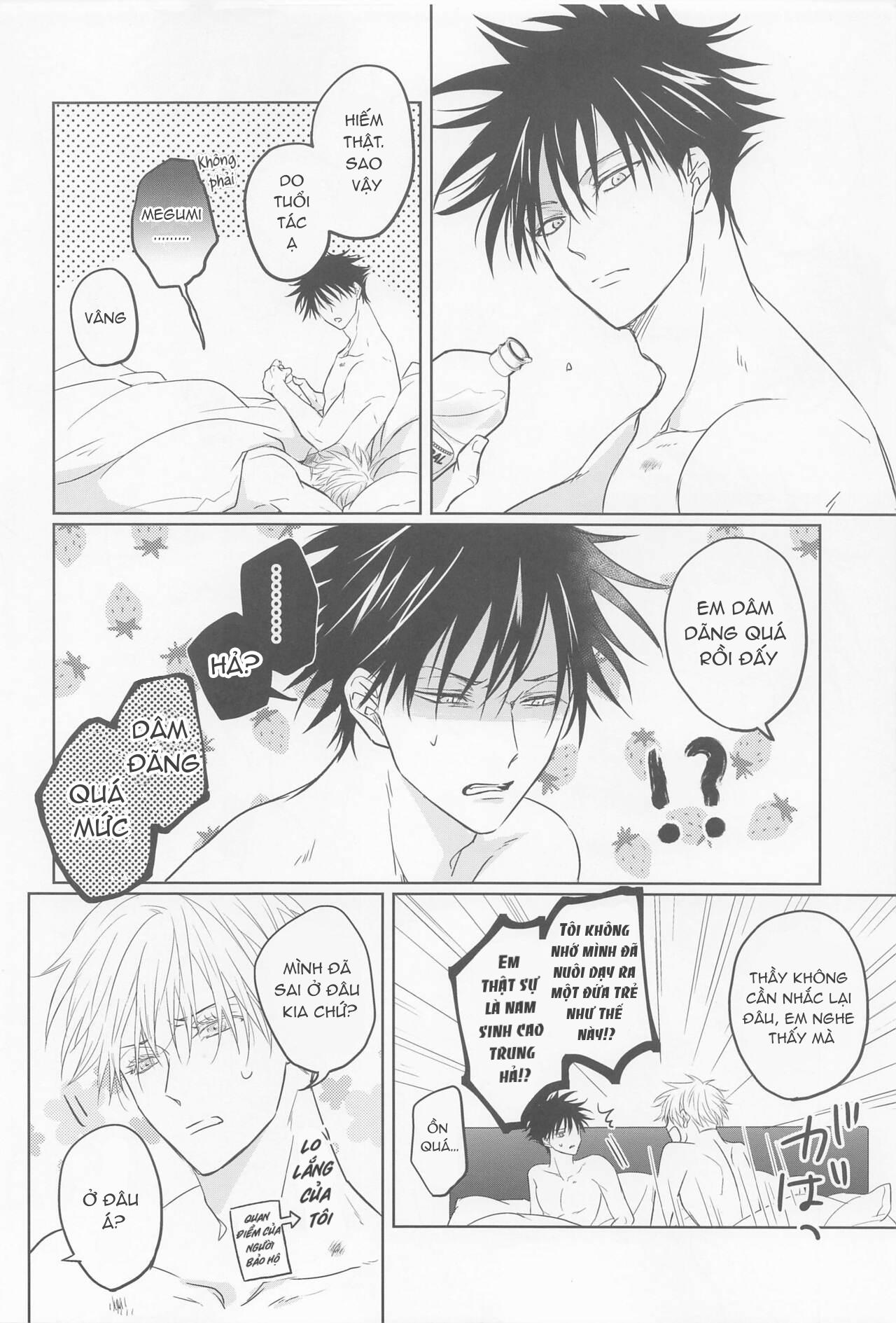 ONESHOT COI LÀ NỨNG Chapter 18 Gojo x Megumi - Trang 2
