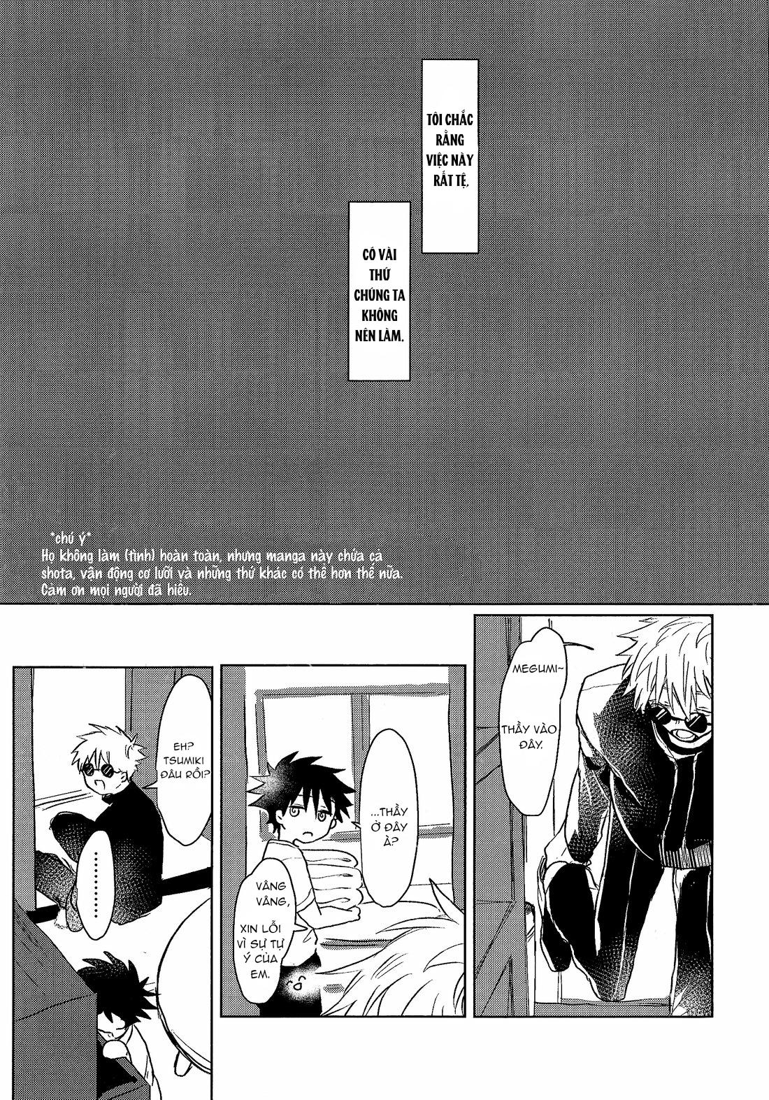 ONESHOT COI LÀ NỨNG Chapter 19 Gojo x Megumi - Trang 2