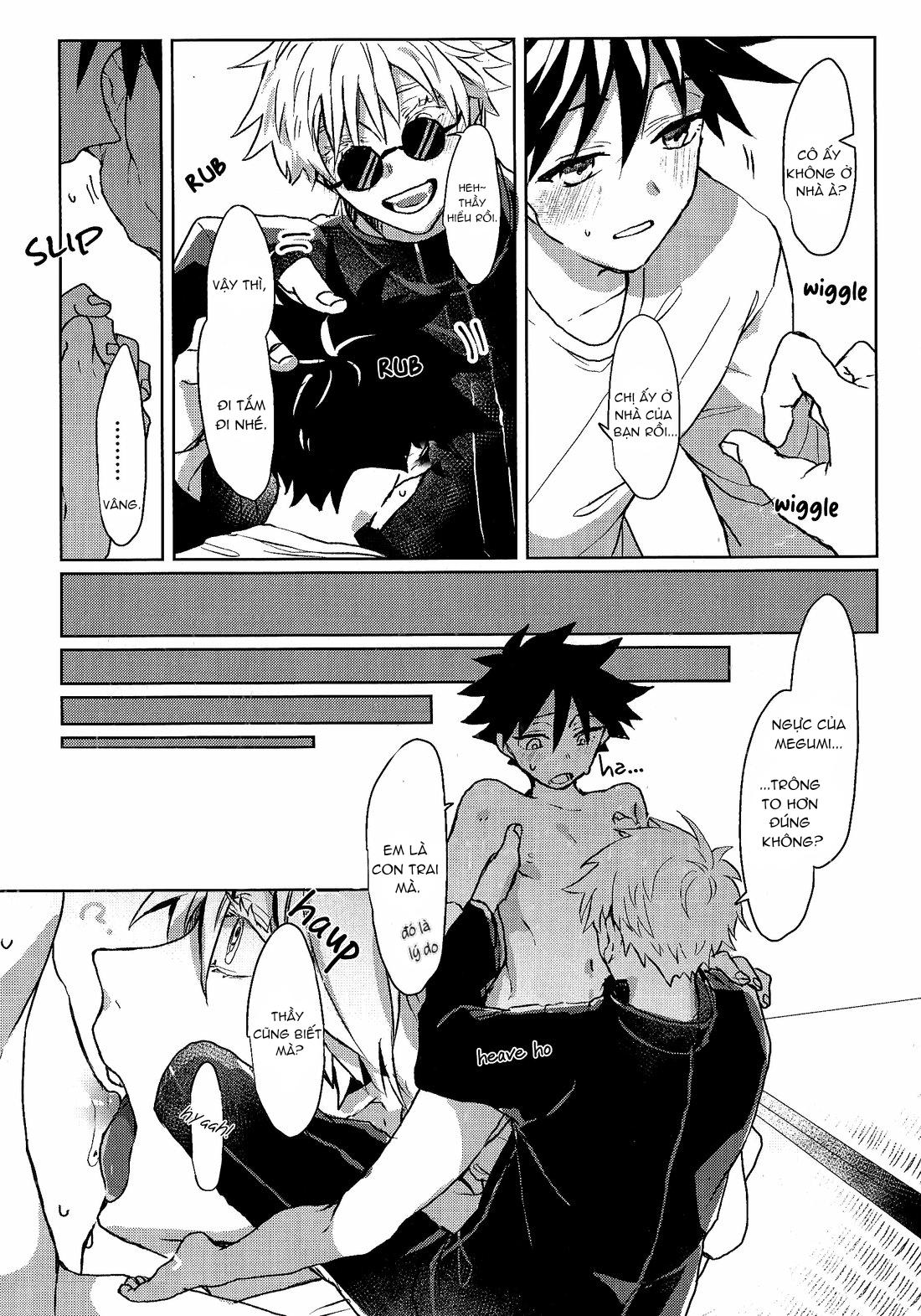 ONESHOT COI LÀ NỨNG Chapter 19 Gojo x Megumi - Trang 2