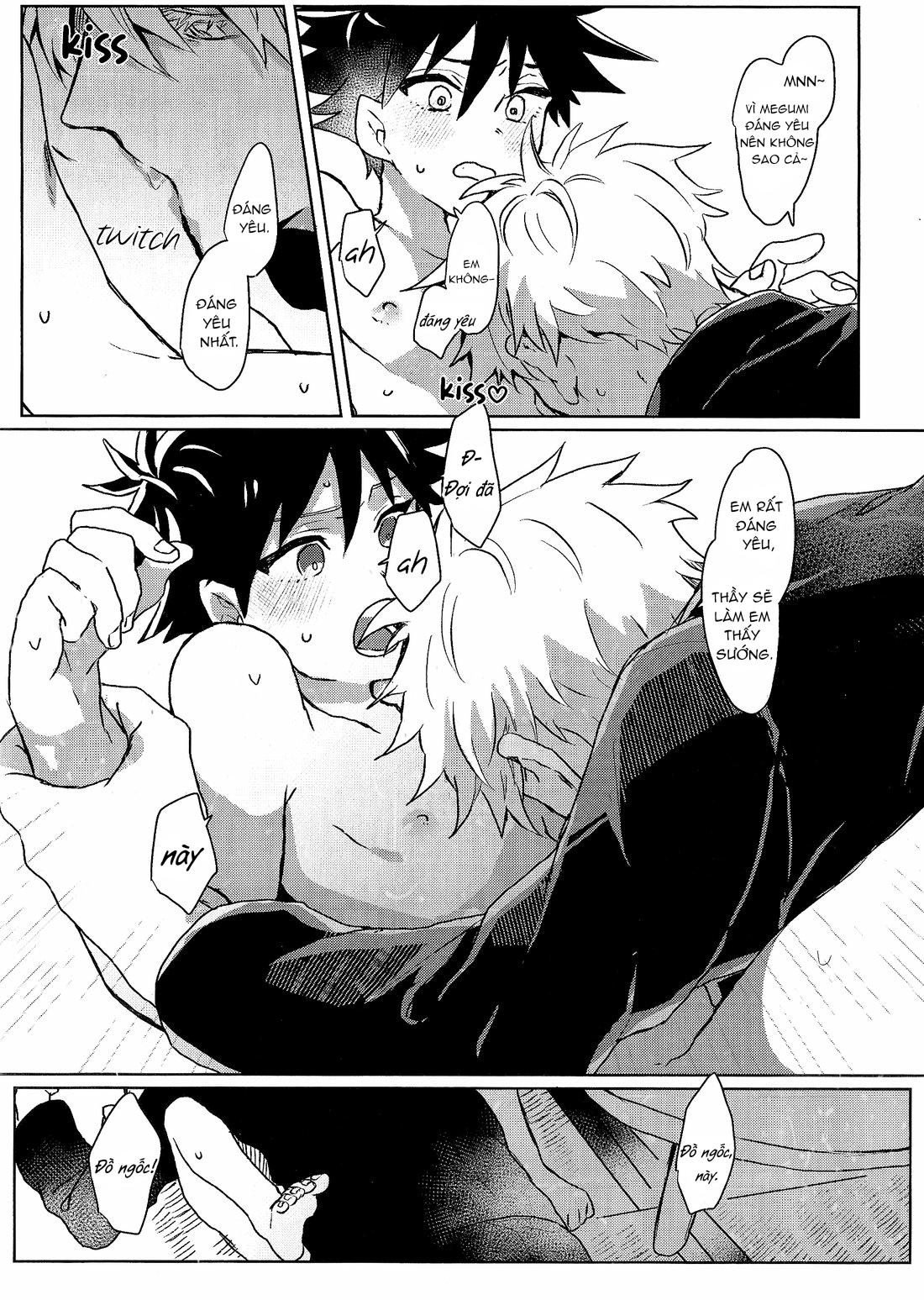 ONESHOT COI LÀ NỨNG Chapter 19 Gojo x Megumi - Trang 2