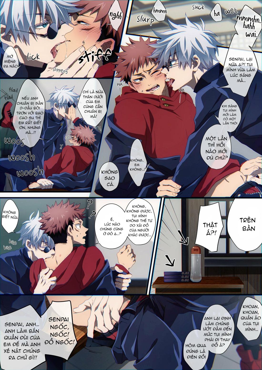 ONESHOT COI LÀ NỨNG Chapter 21 Gojo x Yuuji - Trang 2
