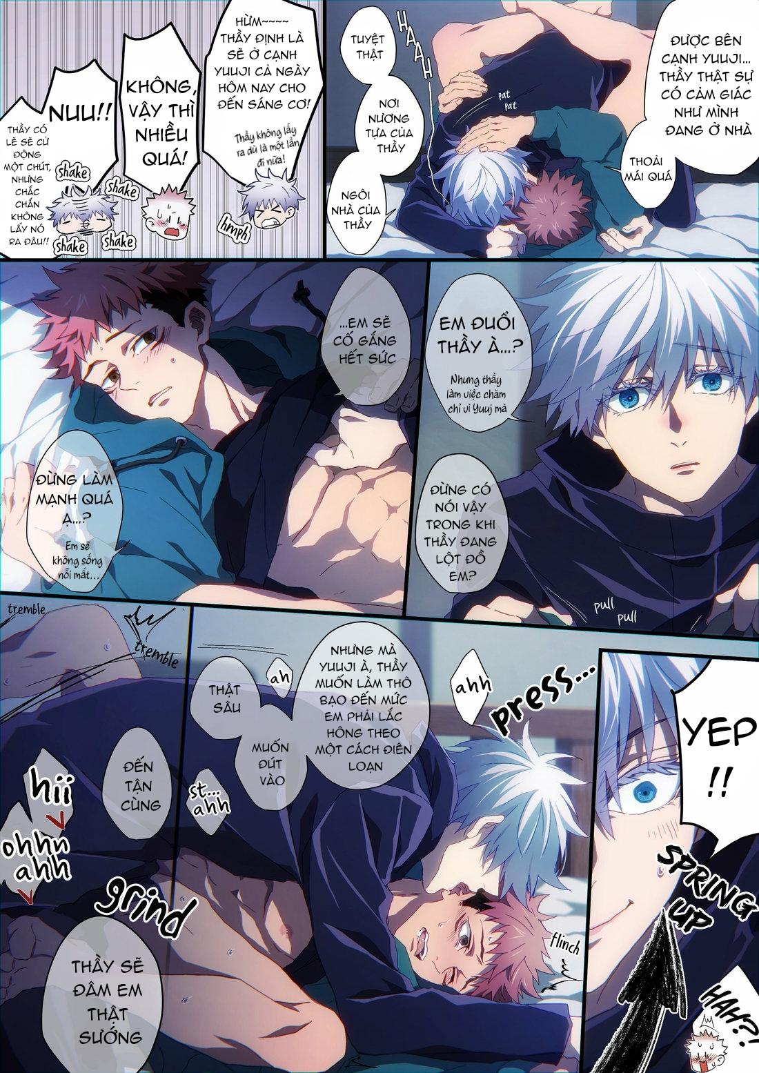 ONESHOT COI LÀ NỨNG Chapter 21 Gojo x Yuuji - Trang 2