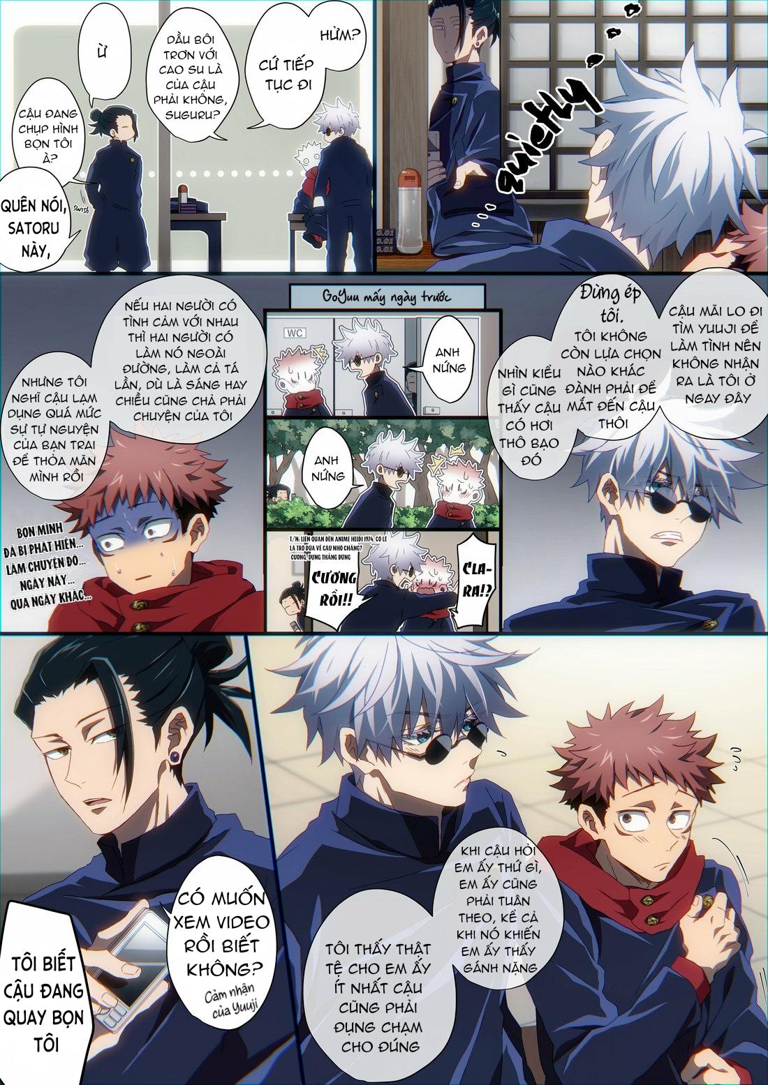 ONESHOT COI LÀ NỨNG Chapter 21 Gojo x Yuuji - Trang 2