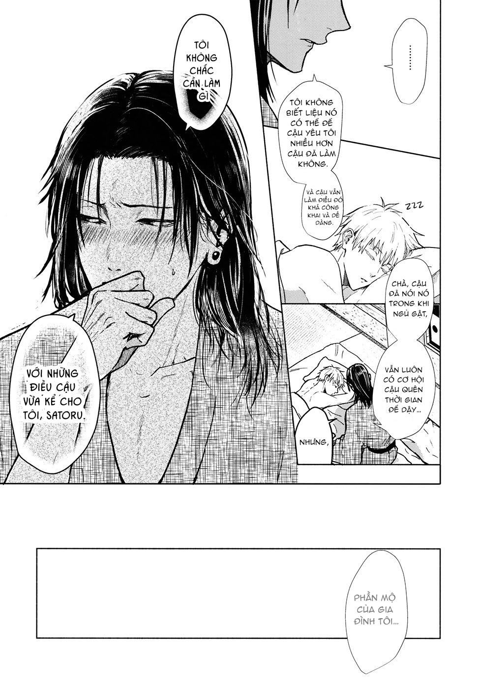 ONESHOT COI LÀ NỨNG Chapter 22 Geto x Gojo - Trang 2