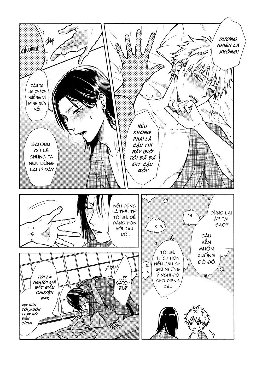 ONESHOT COI LÀ NỨNG Chapter 22 Geto x Gojo - Trang 2