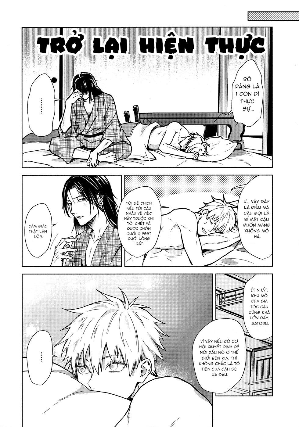 ONESHOT COI LÀ NỨNG Chapter 22 Geto x Gojo - Trang 2