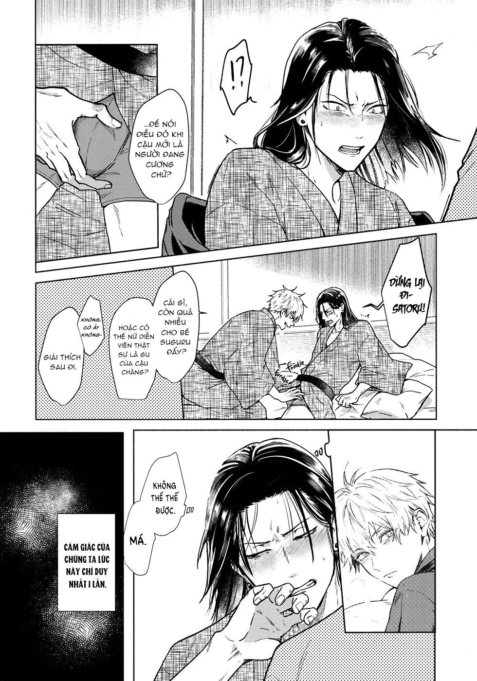 ONESHOT COI LÀ NỨNG Chapter 22 Geto x Gojo - Trang 2
